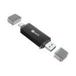 Čtečka karet C-tech UCR-02-AL, USB 3.0 TYPE A/ TYPE C, SD/micro SD, UCR-02-AL