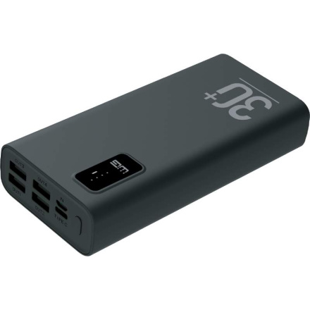 Powerbank WG Veronika 30000 mAh, USB-C PD 20W - černá 0591194112331