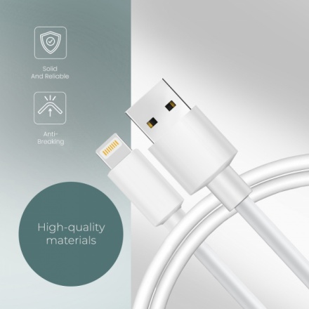 Kabel USB - Micro C281 1metr bílá, 0903396071096