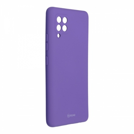 Pouzdro ROAR Colorful Jelly Case Samsung A42 5G fialová 0903396094958