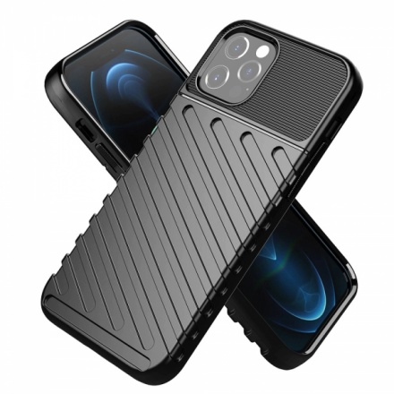 Obal Forcell THUNDER Case iPhone 7/8/SE (2020) černá 0903396123849