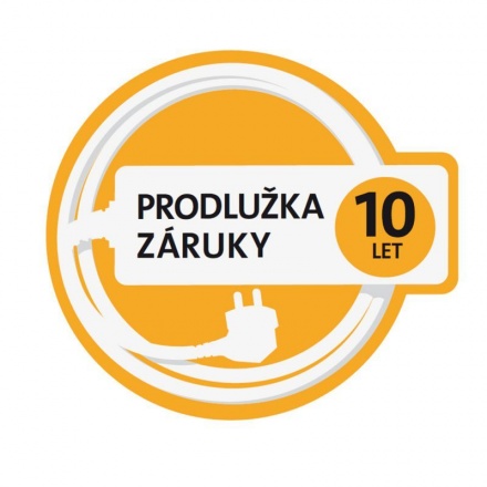Prodloužená záruka 10 let, (po registraci na www.eta.cz/prodluzka)