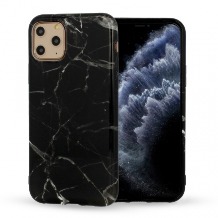 Poudzro Marble silicone Samsung A41 Vzor 6 černá 1115894313