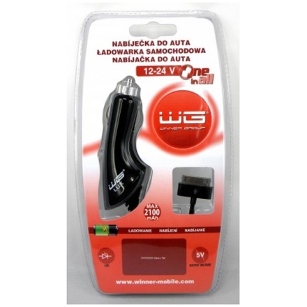 Autonabíječka WG LUX v blistru SAMSUNG Galaxy Tab P7500 (2100mAh)" černá 2343