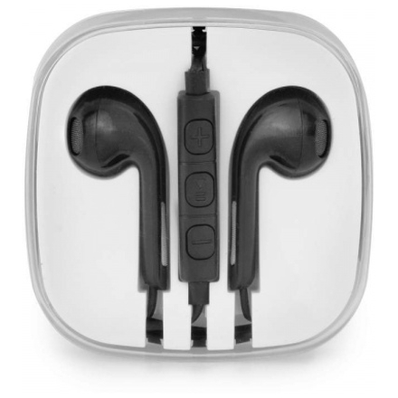 Handsfree/sluchátka univerzální MEGA BASS HR-ME25 (jack 3,5mm), černá HQ 29475