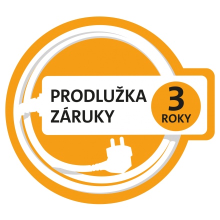 Prodloužená záruka 3 roky, (po registraci na www.eta.cz/prodluzka)