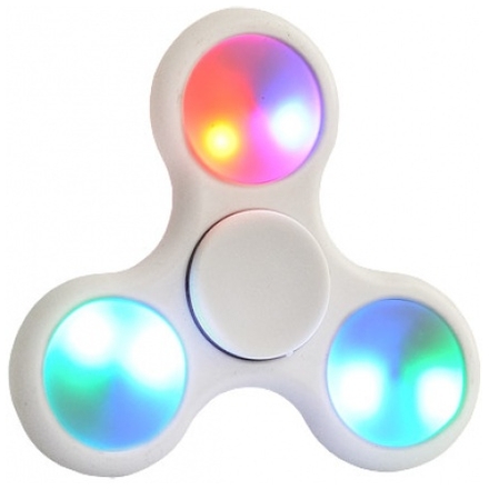 Fidget Spinner LED světelný bílá 45226