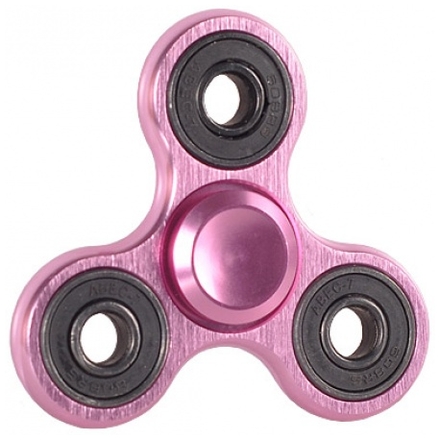 FIDGET SPINNER METALLIC růžová 45265