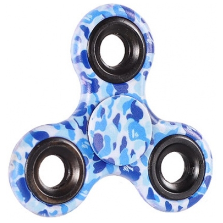 FIDGET SPINNER PATTERN CAMOUFLAGE modrá 45272