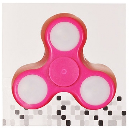 Fidget Spinner LED světelný zelená 45284