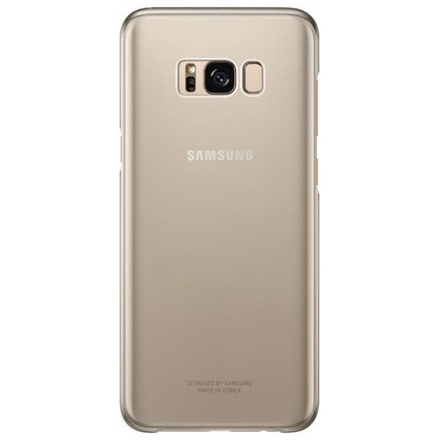 Pouzdro originál Samsung G955 GALAXY S8 Plus Clear Cover (ef-qg955cfe) zlatá
