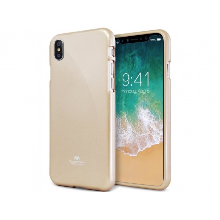 POUZDRO MERCURY JELLY METAL CASE HUAWEI Y7 prime 2018 zlatá