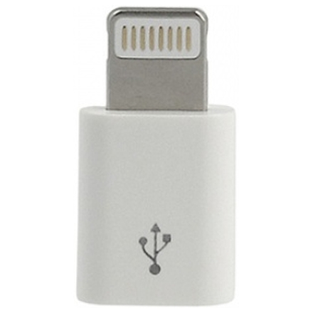 ADAPTÉR/ REDUKCE MICRO USB NA LIGHTNING (Apple iPhone), bílá 47774