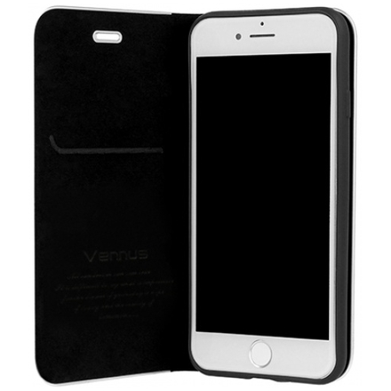 Pouzdro Vennus Book CARBON s kovovým rámem Samsung G960 Galaxy S9 černá 48861