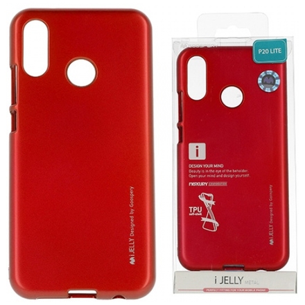 POUZDRO MERCURY i-JELLY METAL CASE HUAWEI P20 LITE červená