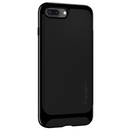 Pouzdro SPIGEN - NEO Hybrid Herringbone Iphone 7 Plus / 8 Plus - Černá Lesklá 50360