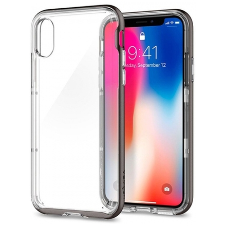 Pouzdro SPIGEN - NEO Hybrid Crystal Iphone X - Černá Metalíza 50364