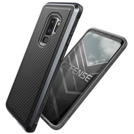 Pouzdro X-DORIA Defense Lux Samsung G965 Galaxy S9 Plus - Carbon Black 50911