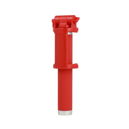 Vennus Selfie Stick - s ovládáním v rukojeti, propojení přes konektor 3,5mm jack - červená 52223