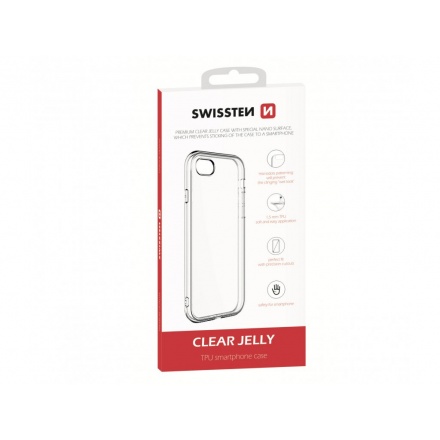 Pouzdro Swissten Clear Jelly Huawei Y5p silikon transparentní 0595217471733