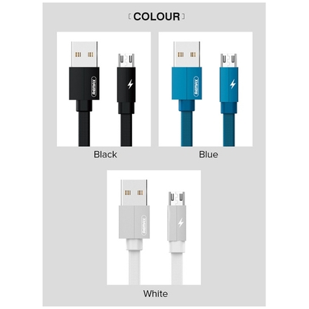 REMAX Kabel USB - Kerolla RC-094m - MicroUSB 1 metr bílá