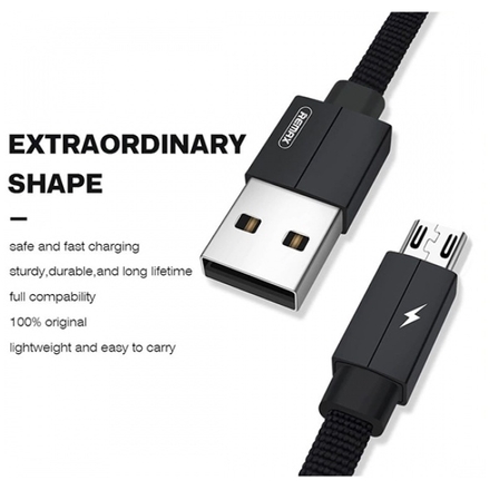 REMAX Kabel USB - Kerolla RC-094m - MicroUSB 1 metr bílá