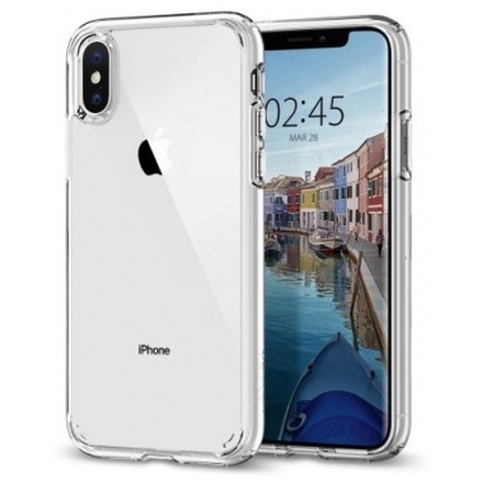 Pouzdro SPIGEN - Ultra Hybrid 063CS25115 Iphone X/XS (5,8") - Crystal Clear