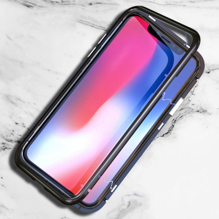 Luphie - Bicolor Magnetic SWORD Case - Iphone X/XS (5,8") černá-červená 53742