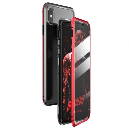 Luphie - Bicolor Magnetic SWORD Case - Iphone X/XS (5,8") černá-červená 53742