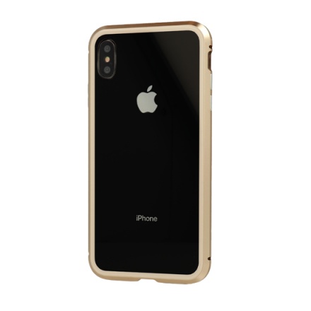 Luphie - Full Protection BICOLOR Magnetic Case - Iphone XR (6,1") zlatá 53771