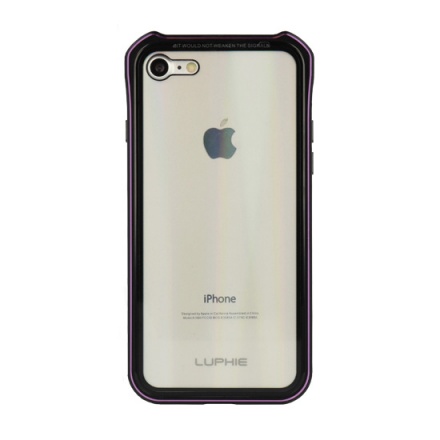 Luphie - AURORA Magnetic Case - Iphone 7/8 černá-fialová 53778