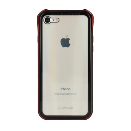 Luphie - AURORA  Magnetic Case - Iphone XR (6,1") černá-červená 53783