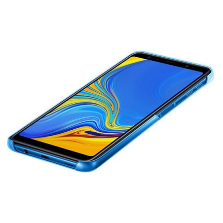 Originální pouzdro - Samsung A7 2018 Galaxy A750 - Gradace Cover (ef-aa750cle) MODRÁ