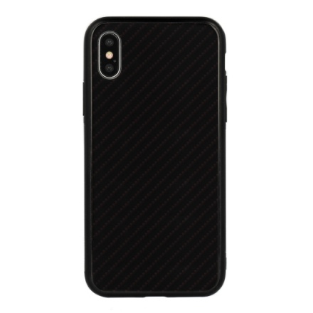 Pouzdro Carbon Glass Case - Huawei P30 černá 55841