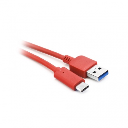 Kabel USB - typ C 3.0 , HD2, 1m, červená 5901737852953