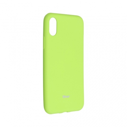 Pouzdro ROAR Colorful Jelly Case iPhone X/XS limetková 5901737857026