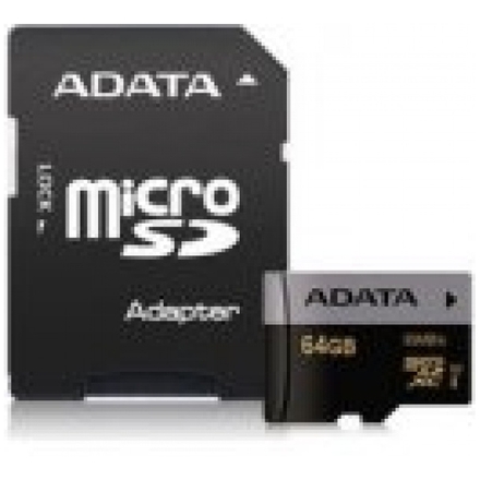 ADATA Premier Pro microSDXC 64GB UHS-I U3 + adaptér