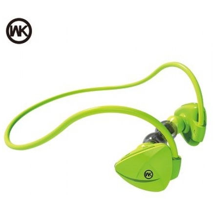 Sluchátka WK-Design Bluetooth Earphone Stereo BD600 zelená