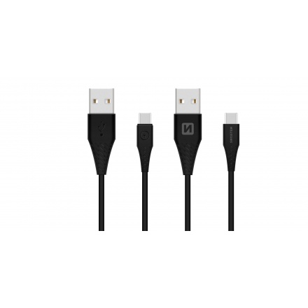 Swissten datový kabel USB-C 1,5m černá 701504401