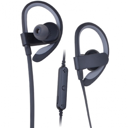 Bluetooth Sluchátka WG s Mikrofonem šedá-černá 4206