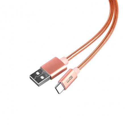 Datový kabel 1.0 m Type-C růžová, 57160