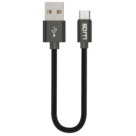 Datový kabel SynchCharge MicroUSB 20cm černá 8591194092701