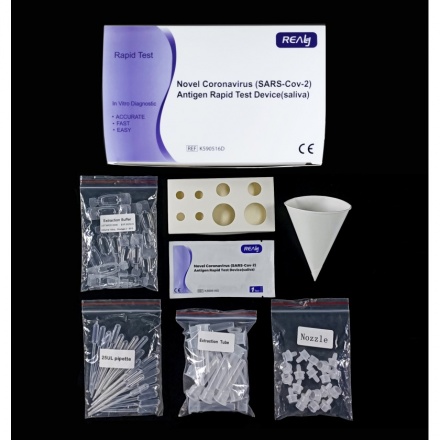 Hangzhou Realy Tech Novel Coronavirus SARS-Cov-2 Antigen Rapid Test Device saliva 20 ks