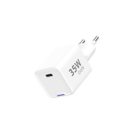 Síťová nabíječka 1xUSB-C/PD 35W bez kabelu (Bílá) 12112