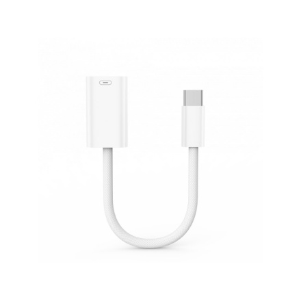 Adaptér USB-C (male) na Lightning (female) (Bílá) 12199