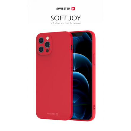 POUZDRO SWISSTEN SOFT JOY APPLE IPHONE 15 PRO ČERVENÁ 34500315