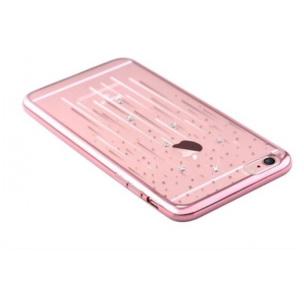 Pouzdro Crystal (Swarovski) Meteor iPhone 6/6S rose gold