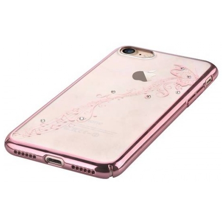 Pouzdro Crystal (Swarovski) Papillon iPhone 7 rose gold
