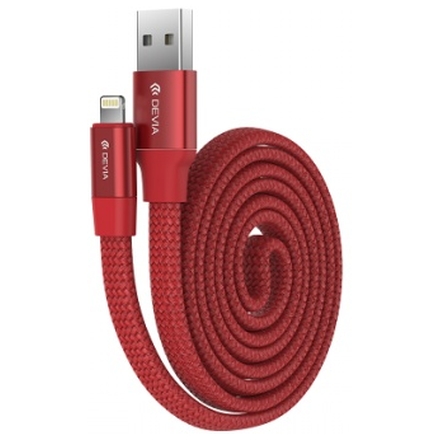 Kabel DEVIA Ring Y1 lighting Apple red 0,8m 005408