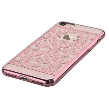 Pouzdro Crystal (Swarovski) Baroque iPhone 7 PLUS rose gold